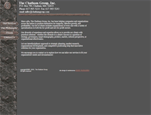 Tablet Screenshot of chathamgroup.com